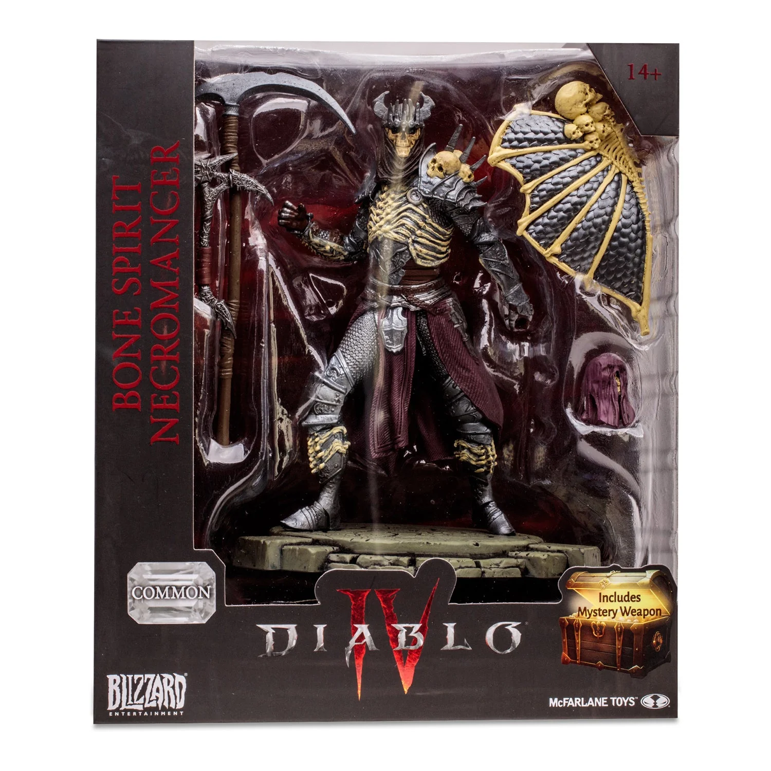 Diablo IV Common Bone Spirit Necromancer 7" 1:12 Scale Posed Figure - Image 3