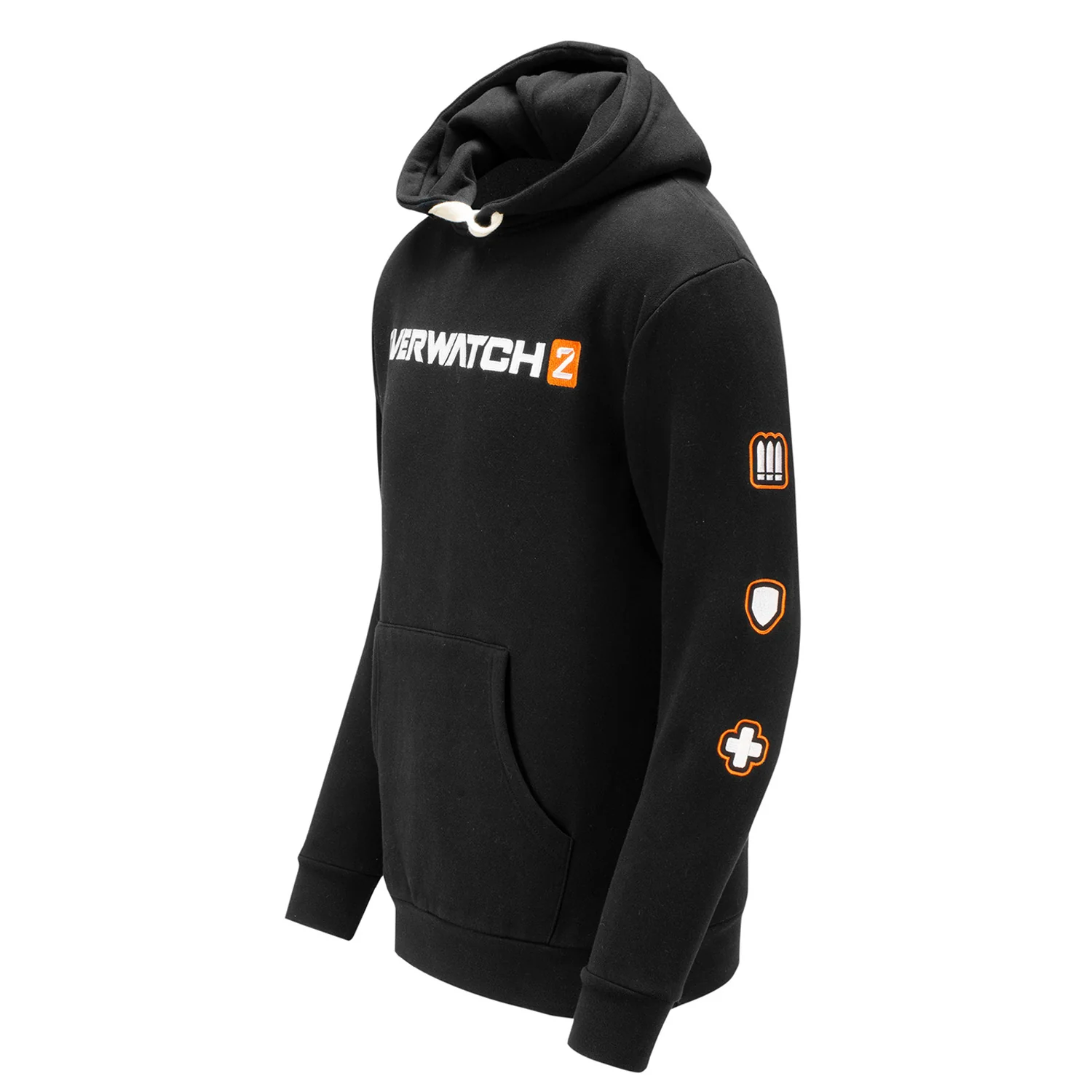 Overwatch 2 Heavy Weight Patch Black Pullover Hoodie - Image 3