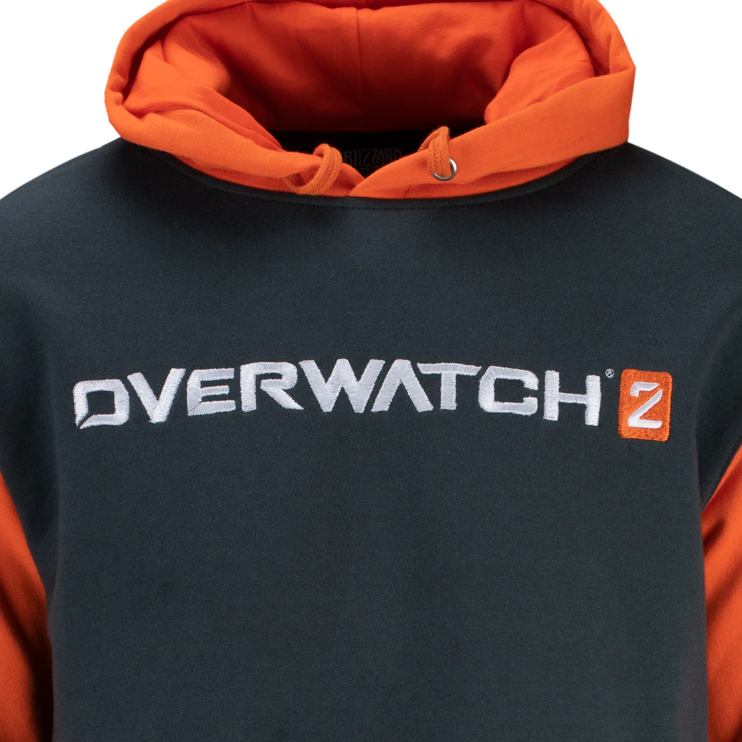 Overwatch 2 Icon Charcoal Colorblock Pullover Hoodie - Image 3