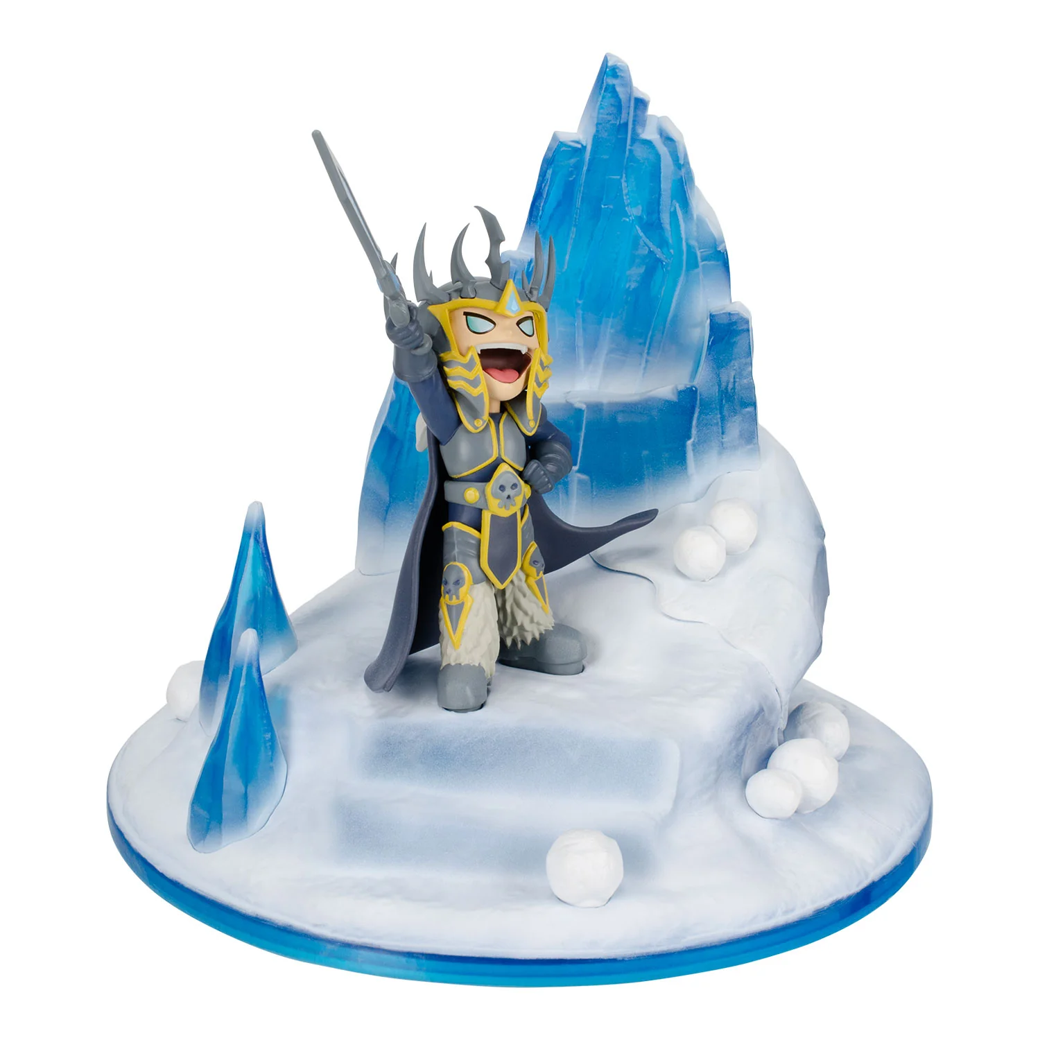 World of Warcraft Lil' Champions Snow Fight Arthas 8" Statue - Image 5